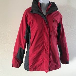 G1 2 in one Columbia sweater+coat